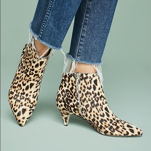 sam edelman kinzey leopard booties